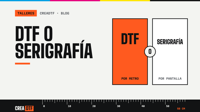 DTF o serigrafía: a partir de cuántas unidades compensa cada una