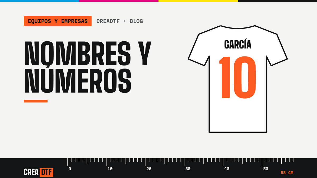 Cómo personalizar las equipaciones de tu club con nombres y números